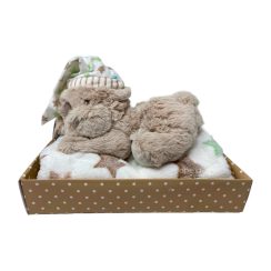 PELUCHE PERRO + MANTA ESTRELLAS HADA BABY STG15627